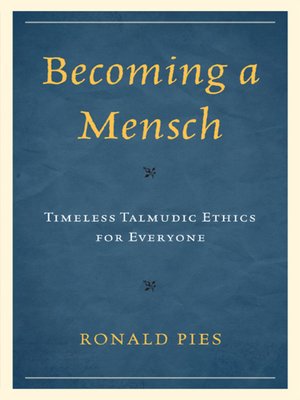 cover image of Becoming a Mensch